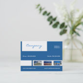 Visitekaartje reisagent (Staand voorkant)