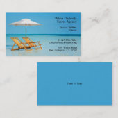 Visitekaartje reisbureau (Voorkant / Achterkant)