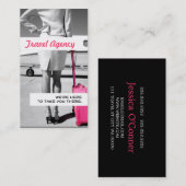 Visitekaartje reisbureau (Voorkant / Achterkant)