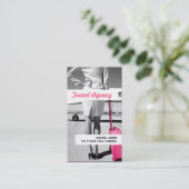 Visitekaartje reisbureau (Staand voorkant)