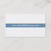 Visitekaartje reisbureau (Achterkant)