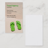 Visitekaartje reisbureau (Voorkant / Achterkant)