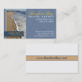 Visitekaartje reisbureau (Voorkant / Achterkant)
