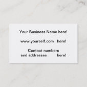 Visitekaartje reisbureau (Achterkant)