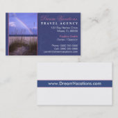 Visitekaartje reisbureau (Voorkant / Achterkant)