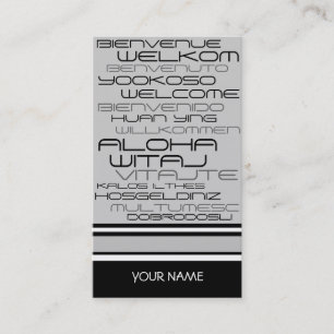 VISITEKAARTJE REISBUREAU