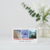 Visitekaartje reisbureau (Staand voorkant)