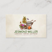 Visitekaartje  Retro Gardening Services (Voorkant)