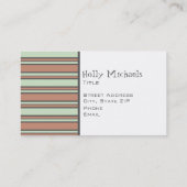 Visitekaartje Retro-tv-set (Achterkant)