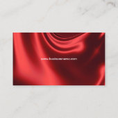 Visitekaartje Rode Stage Curtain (Achterkant)