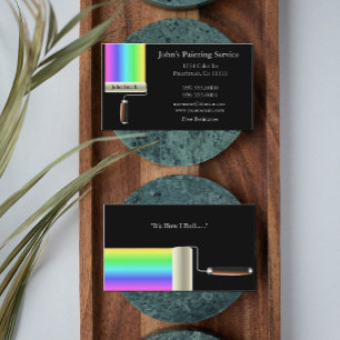 Visitekaartje rolschilders