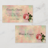 Visitekaartje Roos zomer (Voorkant / Achterkant)