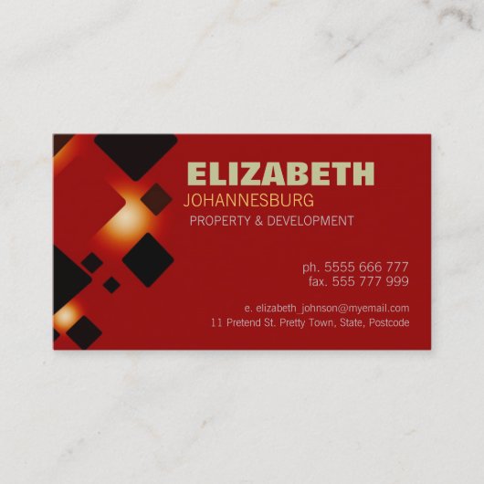 Visitekaartje RUST Retro Box (Voorkant)