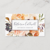 Visitekaartje Rustic Earth Florals (Voorkant)