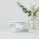 Visitekaartje RV en Camper Store (Staand voorkant)