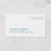 Visitekaartje Salon and Day Spa (Achterkant)