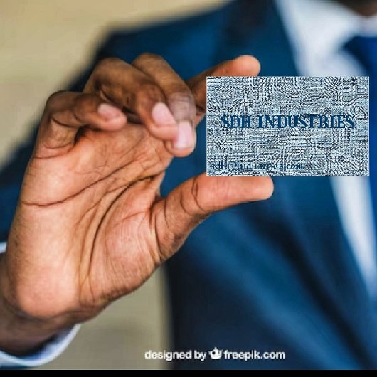 Visitekaartje Sapphire Leaf