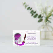 Visitekaartje schilder (Staand voorkant)