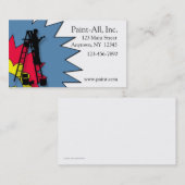 Visitekaartje schilder (Voorkant / Achterkant)