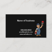 Visitekaartje schilder (Achterkant)