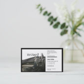 visitekaartje schrijfmachine (typemachine) (Staand voorkant)