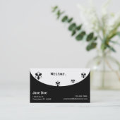 Visitekaartje schrijver (Staand voorkant)