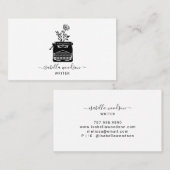 Visitekaartje Schrijver dichter (Voorkant / Achterkant)