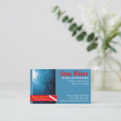 Visitekaartje Scuba Instructor (Staand voorkant)