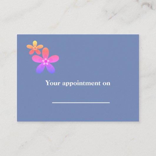 Visitekaartje Seamstress (Achterkant)