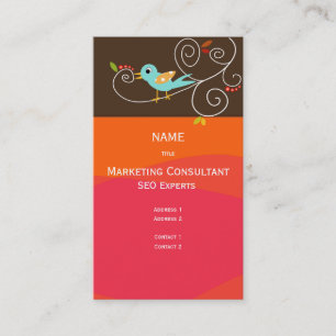 Visitekaartje SEO Marketing Consultant