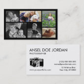 Visitekaartje Sjabloon fotograaf (Voorkant / Achterkant)