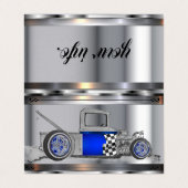 Visitekaartje Sjabloon sleepvrachtwagen (Buitenkant ongevouwen)