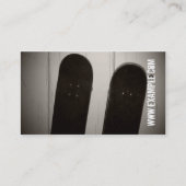 Visitekaartje skateboard (personaliseren) (Achterkant)
