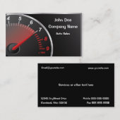 Visitekaartje snelheidsmeter (Voorkant / Achterkant)