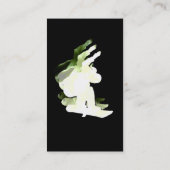 Visitekaartje Snowboardontwerp (Achterkant)