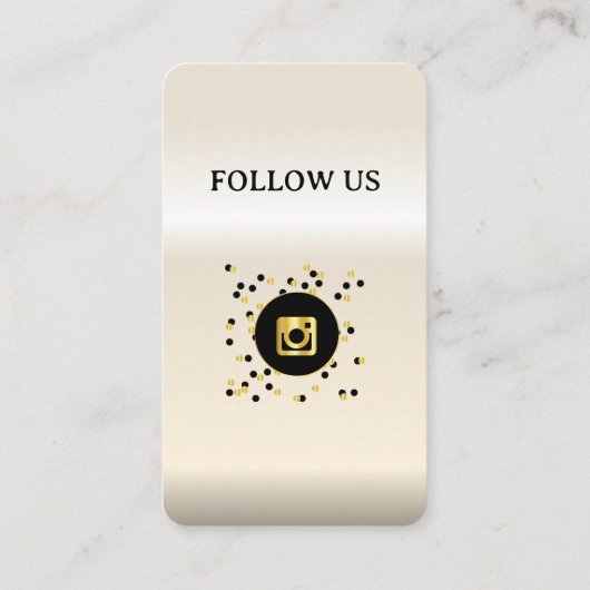 Visitekaartje Sociale media QR-code (Achterkant)