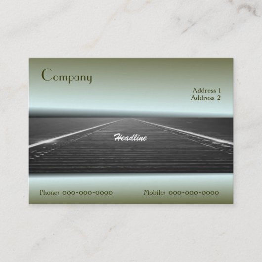 Visitekaartje spoorweg (Voorkant)