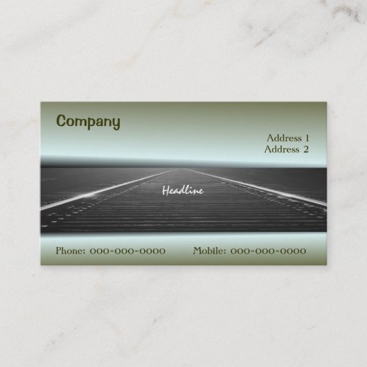 Visitekaartje spoorweg (Voorkant)