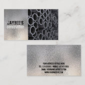 Visitekaartje stalen buizen (Voorkant / Achterkant)
