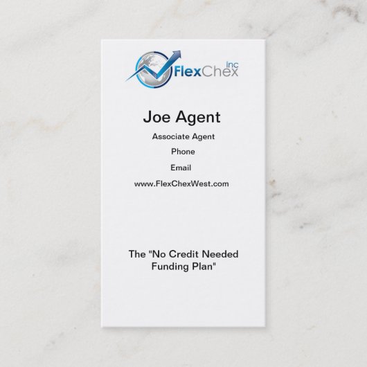 visitekaartje - Standaard portret (Voorkant)