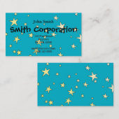 Visitekaartje sterren (Voorkant / Achterkant)