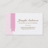 Visitekaartje Stijlvolle Pop (Achterkant)