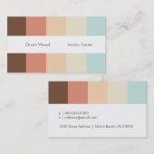 Visitekaartje Stripes Palette (Voorkant / Achterkant)