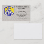 Visitekaartje stroomwasdruk waterblaster (Voorkant / Achterkant)