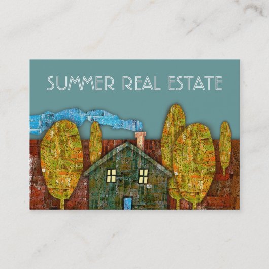 visitekaartje "Summer Real Estate" (Voorkant)