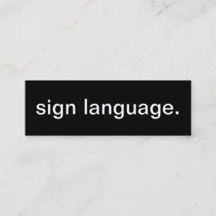 Visitekaartje Taal ondertekenen