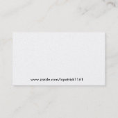 visitekaartje - tandheelkundig (Achterkant)