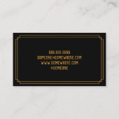 Visitekaartje Tarot Card Reader (Achterkant)