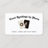 Visitekaartje Tarot Card Reader (Voorkant)