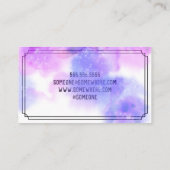 Visitekaartje Tarot Card Reader (Achterkant)